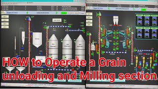 How to operate a grain unloading and milling section || Ethanol plant me Mill kaise chalaye #milling