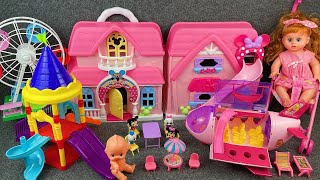 9 Minutes Satisfying with Unboxing Micky Mouse Pink House Toys Collection Review Toys | ASMR