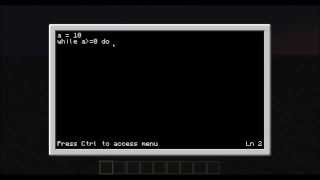 Computer Craft tutorial 5 While For Repeat Basic loop function