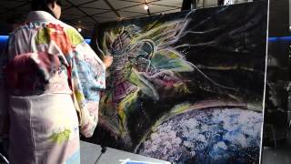 DOKOMI2015-KODAMAKOZUE Live-Painting