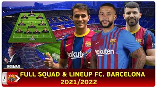 Squad Barcelona Musim Depan 2021/2022 ⚽ Potential Lineup FC. Barcelona with Garcia, Aguero dan Depay