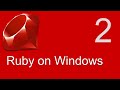 Ruby Beginner Tutorial 2 | How To Install Ruby On Windows