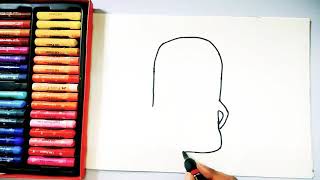 How To Draw Minion Step By Step Easy| Drawing and Colouring Minion For Kids