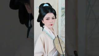 秦汉古风女子梳妆教程 #化妆教程 #hairstyle #汉服 #化妆分享