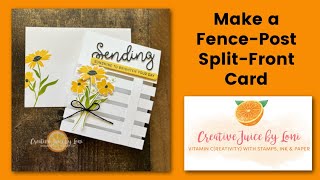 How to make a Split-Front (Fence-Post) Card