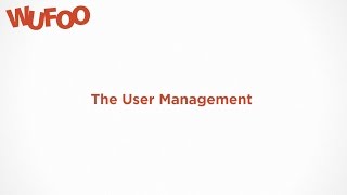 Wufoo User Management