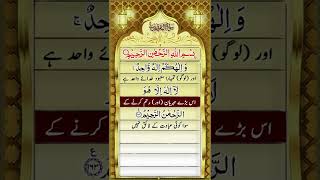 Surah Al-Bakrarh Urdu Translation Ayat 163 #Quran #islam #muslim #status #viralvideo #tiktok #2022