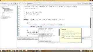 Reading From Text Files (Java) - Using Methods