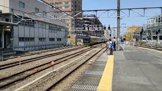 5月5日高崎駅 9323M リゾートやまどり 485系700番台 YD01編成 発車