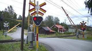 Spoorwegovergang Pilgrimstad (S) // Railroad crossing // Järnvägsövergång