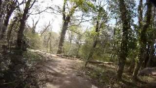 Leighwoods Mountain bike course May 2012