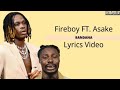 Fireboy DML ft. Asake_Bandana Lyrics video (@Christopher Yancy)