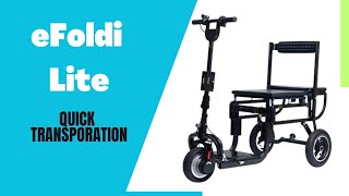 eFoldi Lite Ultra Lightweight Mobility Scooter: Quick to Transport [2024]