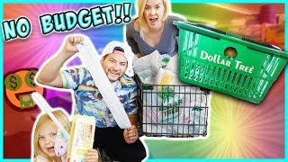 PARENTS DO THE NO BUDGET DOLLAR STORE CHALLENGE!!