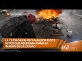 Bienes públicos y privados afectados durante las protestas en Quito  - Teleamazonas