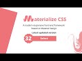 Materialize css select option- #32 SelectOption