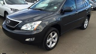 Pre Owned Grey on Black 2008 Lexus RX 350 AWD Walk Around Review - Calgary, Alberta, Canada