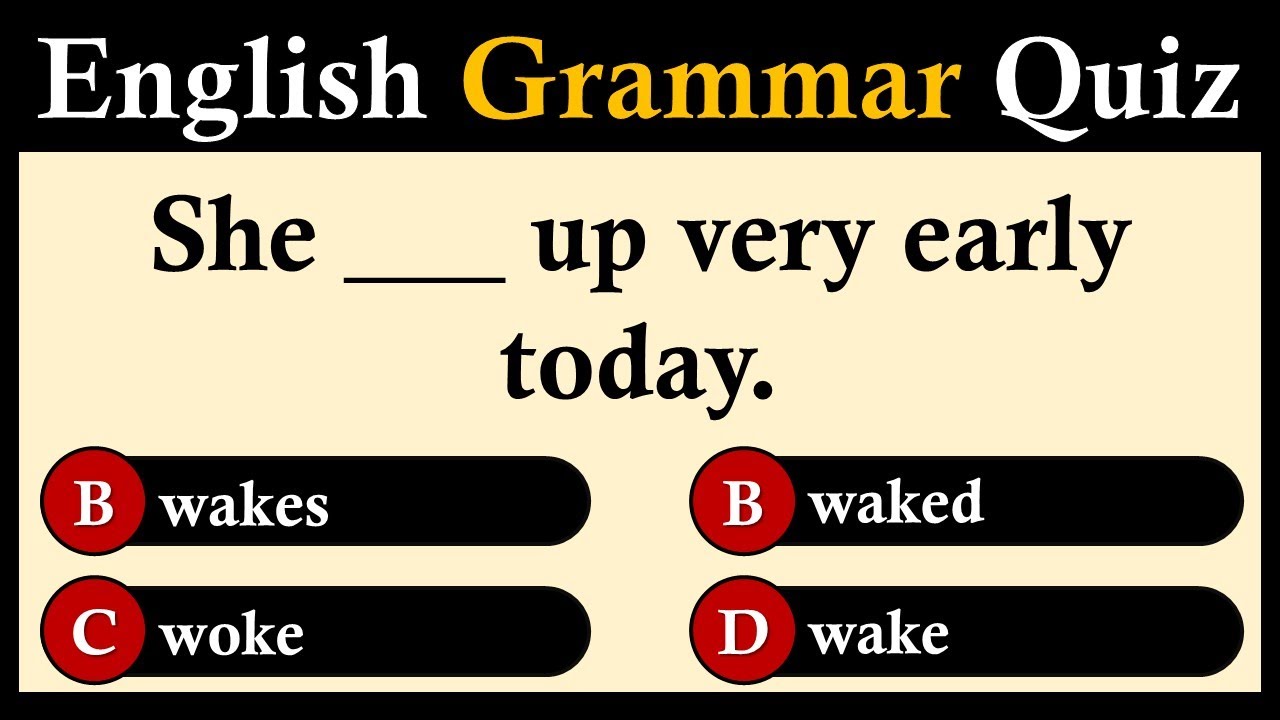 Mixed English Grammar Quiz Can You Score 10 10 Youtube