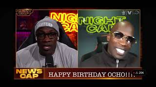 Shannon Sharpe \u0026 Chad Johnson giving me a birthday shoutout on Nightcap [01-09-2025)