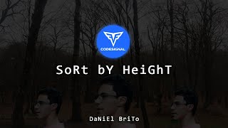 CodeSignal - Sort by Height