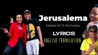 Jerusalema lyrics with English translation