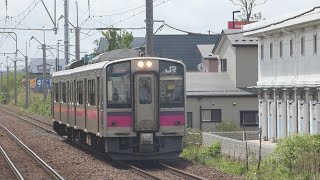 奥羽本線1647Ｍ 701系電車(上飯島駅)