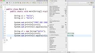 Day-4 #String #Reference comparison and #Object comparison in #Java.