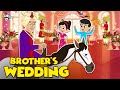 Bother's Wedding | We Attended Wedding | Animated Stories | English Cartoon | PunToon Kids