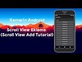 Xamarin Android - Scroll View