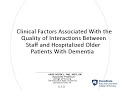 CGNE Seminar Nov 16 2023: Factors Associated with Quality of Interactions of Staff and PLWD- Paudel