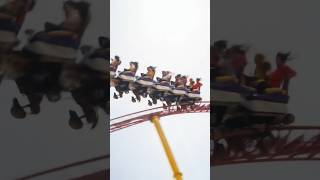 Heart-Stopping Moment: Roller Coaster Crashes! #RollerCoaster #RideFail #Derailment #Themepark