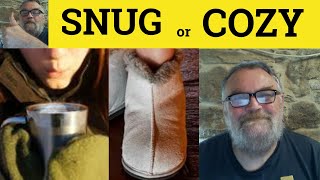 🔵 Snug and Cozy - Snug or Cozy - Snug Meaning - Cozy Examples - English Vocabulary