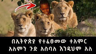 በኢትዮጵያ የተፈፀመው ተአምር አለምን ጉድ አስባለ እንዲህም አለ