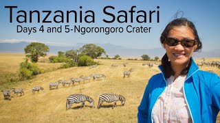 Tanzania Days 4 \u0026 5 - The Serengeti and Ngorongoro Crater.