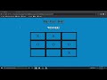Create A Website Tic Tac Toe game using HTML, CSS, and JavaScript! - Part 1