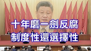 劉銳紹：解讀習近平「十年磨一劍」反腐 十八大老虎大過多過十九大 制度性反腐還是選擇性反腐？