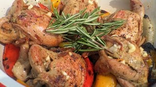 Stuffed Quail with Rosemary on Sporting Chef TV