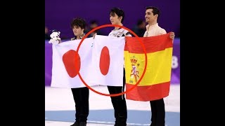 【平昌五輪】金メダルを獲得した羽生結弦の国旗を掲げる時のある行動に称賛の嵐