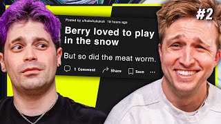 Reading Bad 2 Sentence Horror Stories w/ Damien Haas | Smosh Mouth 2
