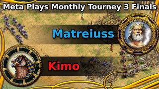 Age of Mythology: Meta Plays Monthly Tournament 3 - Finals - Matreiuss vs Kimo