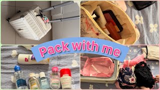 Pack with me💕 #packing #suitcase #asmr #asmrsounds #packwithme #asmrpacking