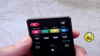 EXPLICACIÓN DEL BOTON DE ENCENDIDO Y APAGO DEL CONTROL TV BOX MXQ 4K