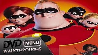 The Incredibles (2004, 05) DvD Menu Walkthrough