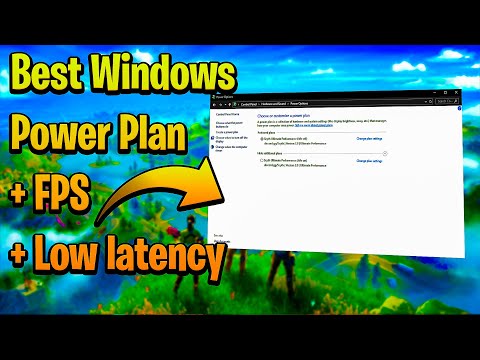 How to get the best Windows power plan (More fps, low latency, best performance)