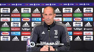 Conferenza Allegri pre Roma-Juventus: “Obiettivo quarto posto. La squalifica? Cose che capitano”