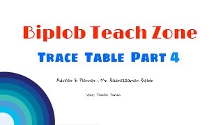 Qbasic trace table part 4