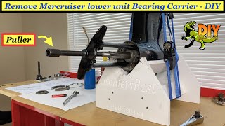 Remove outdrive lower unit bearing carrier - alpha bravo