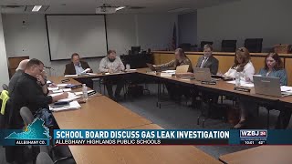 Alleghany Highlands Public Schools Discuss Gas Leak Investigation