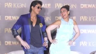 Shahrukh Khan And Kajol COMEDY At Dilwale Manma Emotion Jaage Song Launch