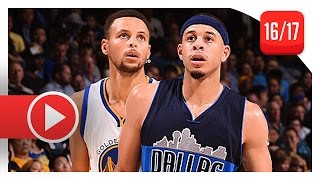Stephen Curry vs Seth Curry BROTHERS Duel Highlights (2016.11.09) Warriors vs Mavericks - SICK!
